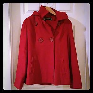 Guess Hooded Peacoat